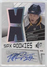 2008-09 SPx Rookies Auto Jerseys 653/999 Patric Hornqvist #170 Auto 8ec