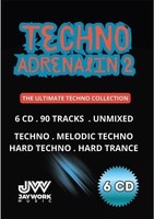 Audio Cd - Techno Adrenalin 2 / Various (6 Cd) - Jaywork Records -D- Neu