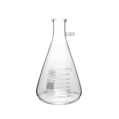United Scientific  FG5340-2000 Laboratory Grade Borosilicate Glass Heavy Wall...