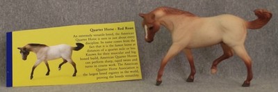 Breyer Stablemate Red Roan QH Appaloosa mold 2005 JC Penney Parade of Breeds