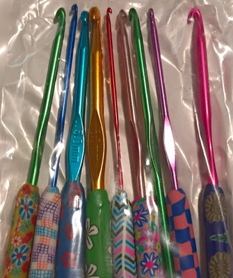 Coopay Crochet Hook Set Colorful Handles 3.0mm 4.0mm 5.0mm 6.0mm X002RMN7KP