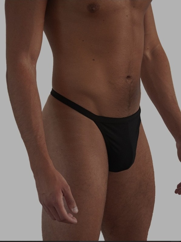 Mens Rare ULTRA COMPLEX swim Bikini Brief Thong Black Size XXL