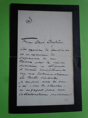 Autogramm Miguel ZAMACOIS (1866-1955) Dramatiker und Dichter