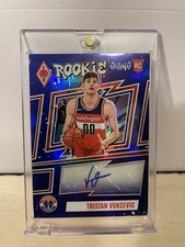 2023-24 Panini Phoenix Tristan Vukcevic Rookie Signs Blue Auto /25