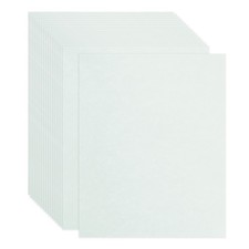 20 Sheets Parchment Paper 8.5 x 11 Inch Thick Parchment Cardstock(Blue-Grey)