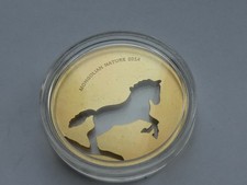 Mongolei , 500 Terper 2014 , Mongolenpferd , Silber