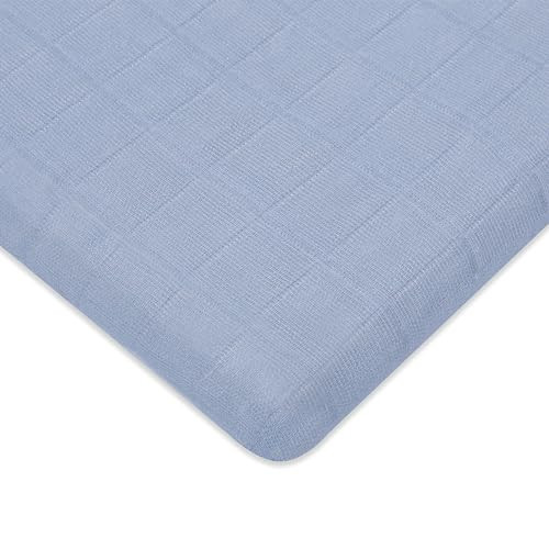 100% Organic Cotton All-Stages Bassinet Sheet, GOTS-Certified, Fitted 360°, U...