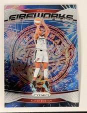 2024 Panini Prizm WNBA #15 Aliyah Boston Fireworks