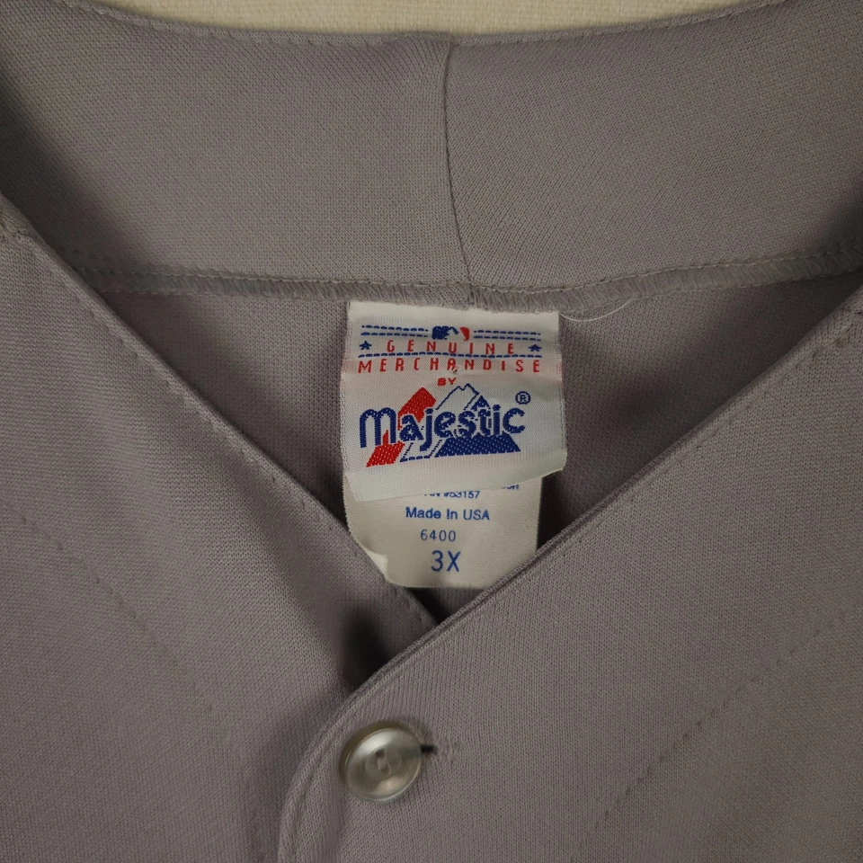 Vintage New York Yankees Jersey Mens 3XL Gray Paul O'Neill 21 Majestic USA Made - Image 3 of 4