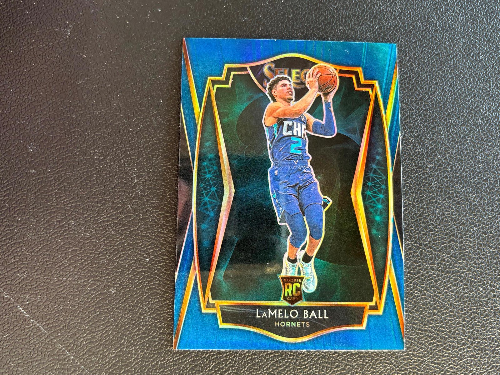 Lamelo Ball 2020-21 Select Premier Blue Holo Prizm Rookie RC Hornets E36