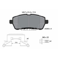 Textar BremsbeläGe Bremsbelegsatz Vorne FüR Ford Fiesta VI Mazda 2