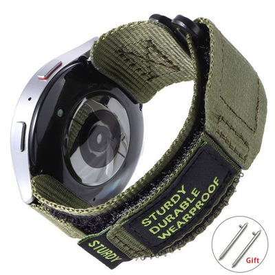 #ad 20mm 22mm Universal Nylon Loop Watch Strap Men Quick Release Watch Band Bracelet $16.30