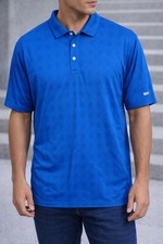 Nike Dri-Fit Blue S/S Golf Shirt Men's XL