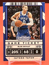 2020-21 Panini Contenders Draft Picks -Jayson Tatum Game Ticket Blue