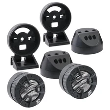 Power Acoustik 1" Dome Tweeter Car Audio Speaker Pair High Frequency Sound