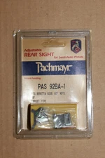 Pachmayr Adjustable Sight PAS 92BA-1 For Beretta 92SB 92F 92FS 98F NEW #BINC279