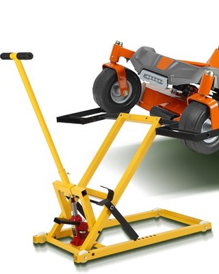 500LBS Heavy-Duty Lawn Mower Lift Jack for Tractors Zero-Turn