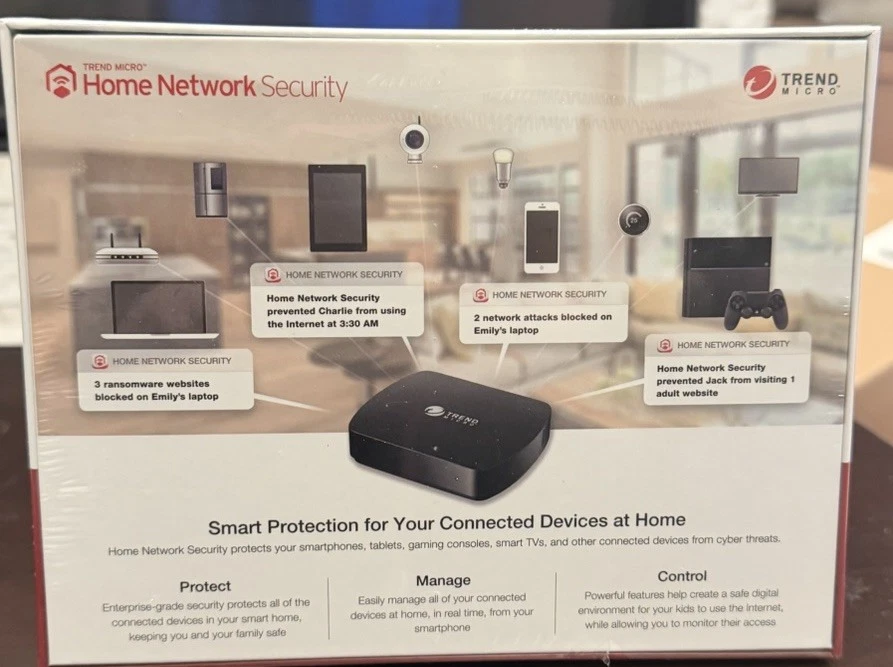 Trend Micro Home Network Security For Your Connected Devices At Home New Sealed - Image 3 of 3