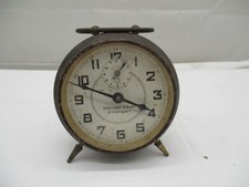 Antiker Wecker &ndash; Hersteller Logo &bdquo;Michael Sauer Erlangen&ldquo; Mechanisch ~ 1920/40