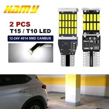 LED Bulbs T15 W16W Canbus Error Free 12V 24V White