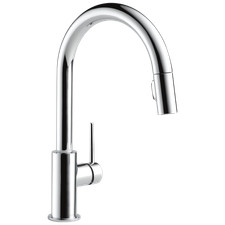 Delta 9159-LS-DST Trinsic Single Handle Pull-Down Kitchen Faucet Chrome