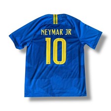 Brazil 2018 Away Large Nike OFFICIAL Football Shirt NEYMAR JR