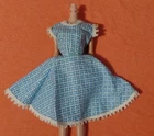 Vintage Barbie Doll Clothes - Vintage Barbie Size Cotton Dress - NOT Mattel