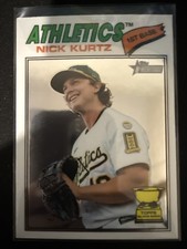  2026 Topps Heritage Nick Kurtz Chrome Parallel #275 Rookie Cup #275 Athletics