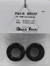 Quick Slicks BR15F Silicone Tires for BRM Trans Am 1:24 Slot Car Part