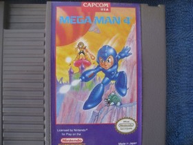 Mega Man 4 Nintendo NES System Complete In Box With Manual And Game Protector