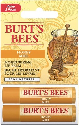 Burt's Bees 100 % natürlicher, feuchtigkeitsspendender Lippenbalsam, Honig mit
