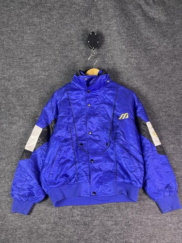Mizuno, Vintage Mizuno Jacket Mens Medium Blue Tennis Collection Colorblock Windbreaker