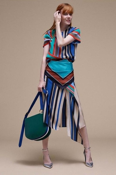 Women Diane Von Furstenberg Shirt Multicolor Silk