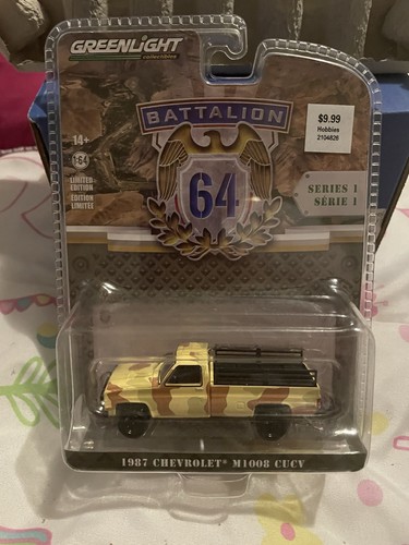 Greenlight 1:64 Battalion 64 - 1987 Chevrolet M1008 CUCV - Desert Camouflage