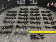 25 QTY! BULK LOT- Double Bolt Pipe Hanger 295 Pipe Size 1” X 1-1/2” 3 Bolt -NEW