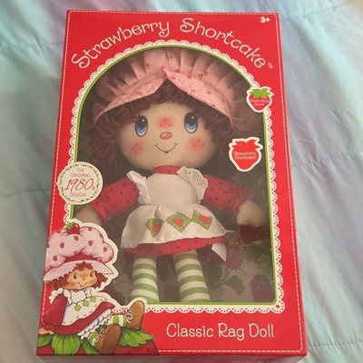 Strawberry Shortcake Classic Rag Doll 1980 Design In Box 3+ 2021