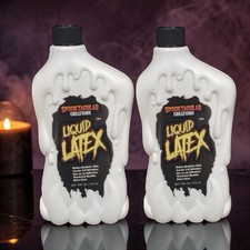 2 18oz Bottles Liquid Latex Spooktacular Creations Theatrical Makeup Halloween