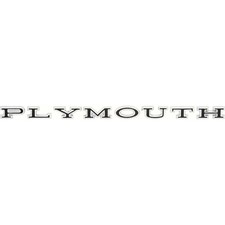1966-71 Plymouth Plymouth Hood Or Trunk Emblem Set 8 Letter Set Mopar