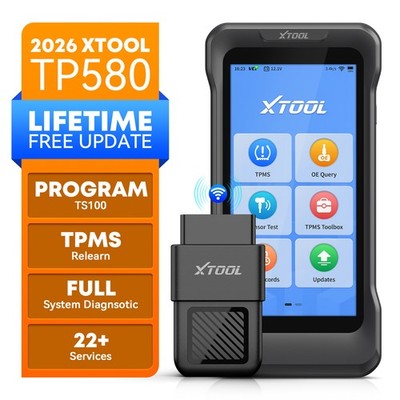 XTOOL TP580   TPMS-Programmierwerkzeug mit Vollsystem-OBD2-Scanner-Diagnosegerät