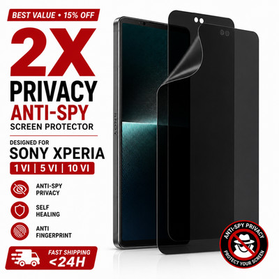 2X Privacy Anti-Spy Screen Protector Sony Xperia 1 VI 5 VI 10 VI