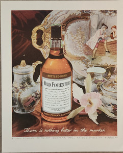 1945 Old Forester Kentucky whiskey Vintage Ad There is nothing better