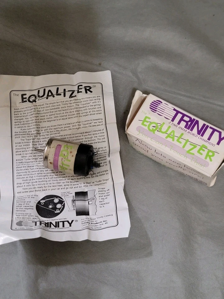 VINTAGE 1991 TRINITY EQUALIZER STOCK NON TAMPER BRUSHED MOTOR NICE RARE !!!! - Image 4 of 4