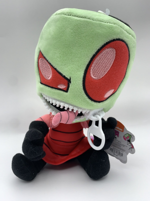ami9622　0923 Invader Zim Zim Zipper Mouth 9 Inch Quantum Mechanix Plush Brand