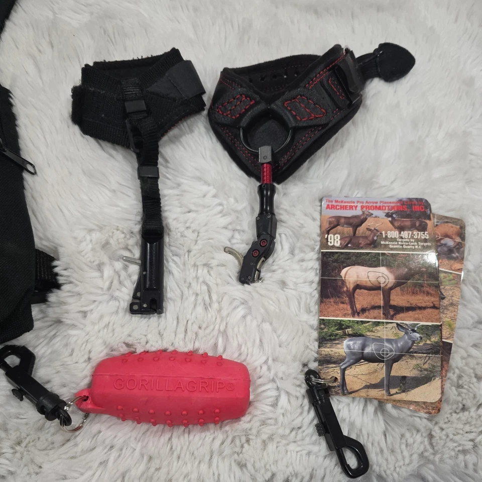 Tru-Fire Hard Core Buckle Archery Release. Black/Red. - Image 4 of 4