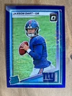 2025 Donruss Optic Jaxson Dart Rated Rookie Blue Scope #400 Prizm (RC)