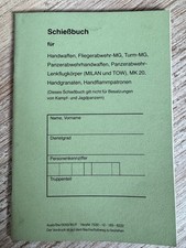 Bundeswehr Original Schießbuch -keine Kopie-