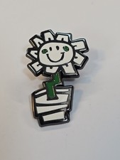 Green Day American Rock Band Lapel Pin Kerplunk Flower