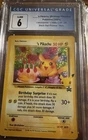 2021 Birthday Pikachu (____'s Pikachu) 24 – Pokemon Celebrations Classic CGC 6