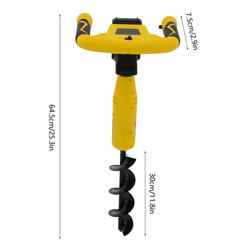 Electric Post Hole Digging Machine Cordless Post-Hole Digger 220V w/ 1*Drill Bit - Picture 9 of 17