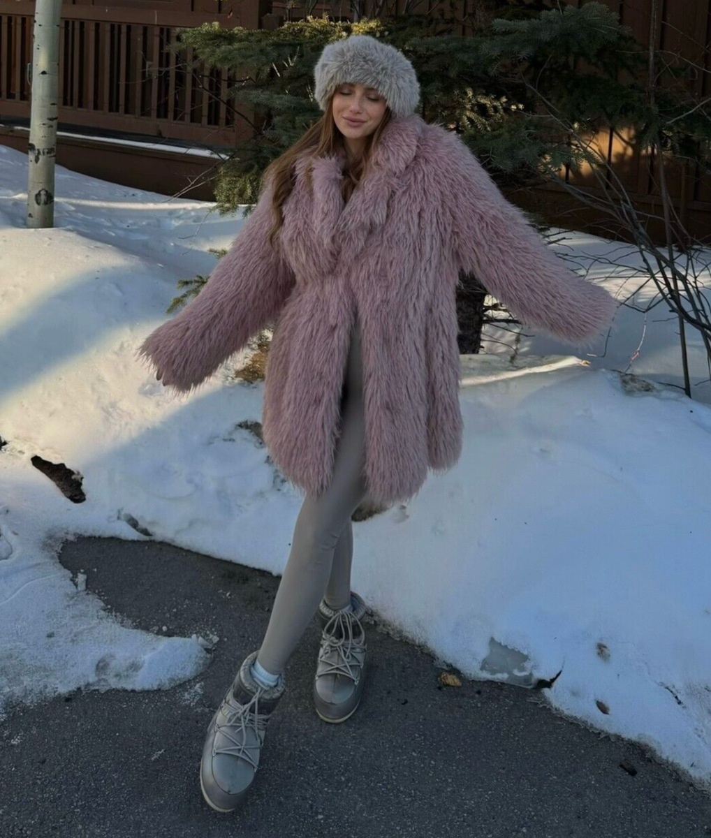 人気即完売品　ZARA ピンクファーモッズコート　Lサイズ 人気即完売品 ZARA ピンクファーモッズコート Lサイズ ザラ/ZARA